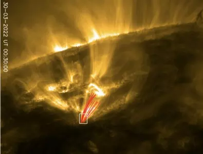 Астрономи за първи път наблюдаваха „падащи звезди“ в слънчевата корона