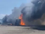 Удар с дрон край Белгород подпали руска петролна база (СНИМКИ)