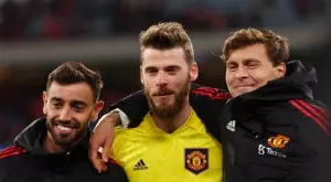 "Ти не си правилният капитан" - Де Хеа се подигра с критики към Бруно Фернандеш от легенда на Манчестър Юнайтед