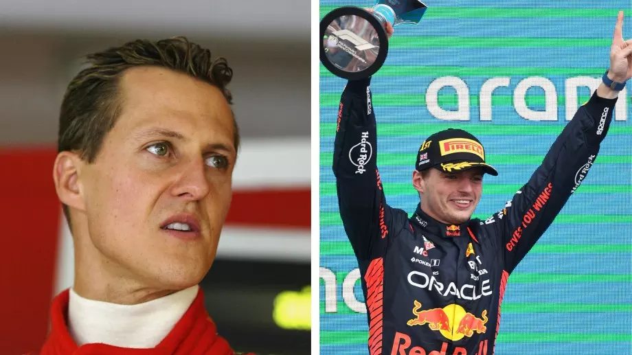 "Същият е като Шумахер": Верстапен получи голяма похвала от бивш състезател във Формула 1