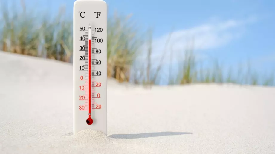 Жълт код за горещо време в 21 области в страната (КАРТА)