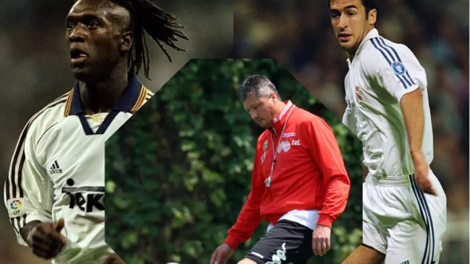 Раул, Зеедорф и Гути на колене: Любо Пенев с хеттрик срещу Реал Мадрид и разгром 5:1 (ВИДЕО)
