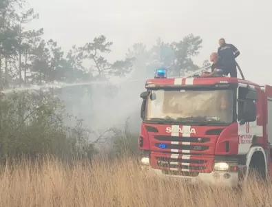 Локализиран е пожарът край хасковското село Клокотница