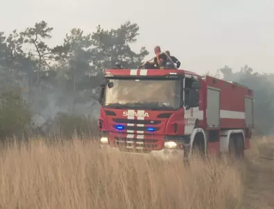 Щетите от пожара в Бургаско - хиляди декари гора и 4 вили