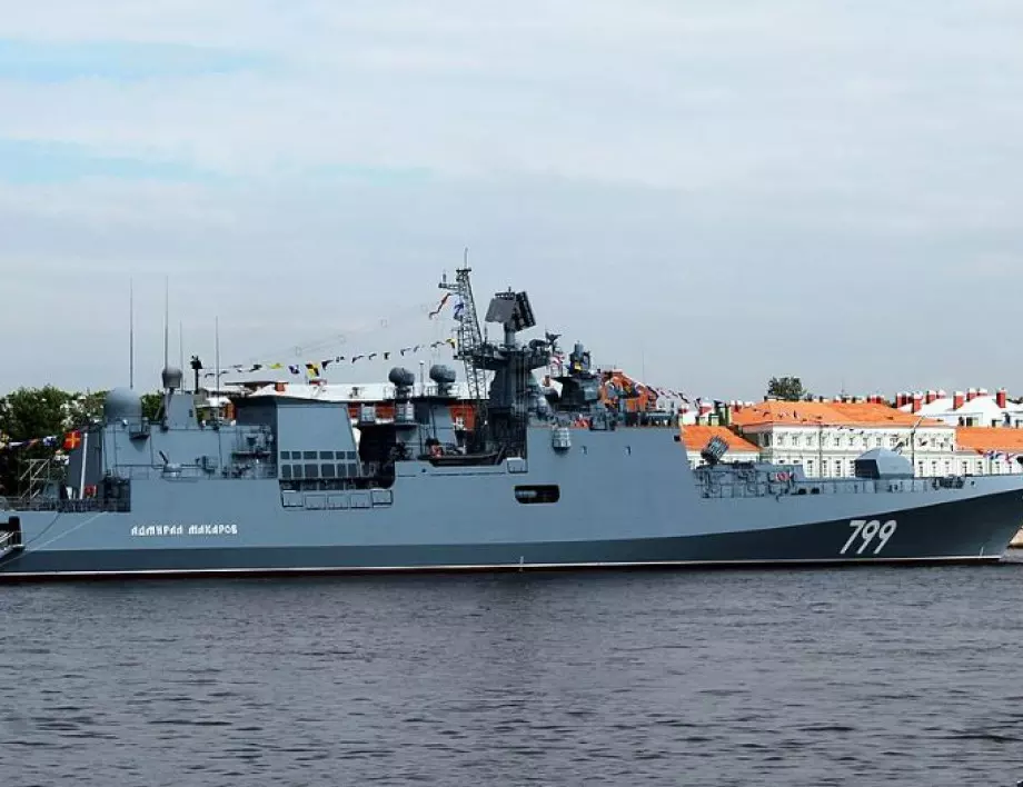 Русия върна фрегатата "Адмирал Макаров" в Черно море: Преоборудвана е с 8 ракети "Калибър"