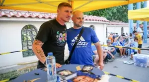 Йоргачевич преди мача с Апоел Бeер Шева: Ако нося късмет на Левски, ще идвам постоянно (ВИДЕО+СНИМКИ)