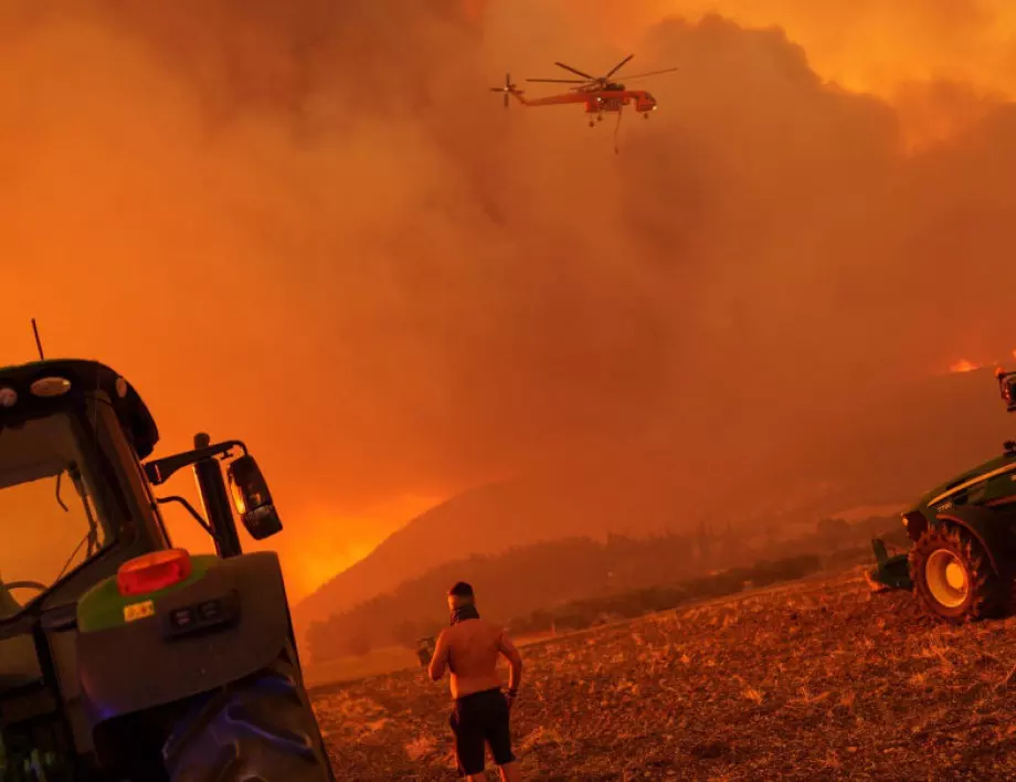 Няма огнища на пожари в Гърция близо до България