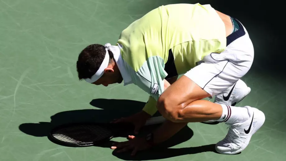 "Зверев оцеля срещу Димитров": US Open обясни какво се случи при физическото мъчение за Гришо (ВИДЕО)