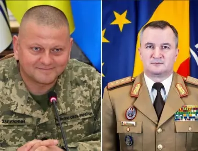 Залужни и главнокомандващият румънската армия обсъдиха руските атаки по Дунав 