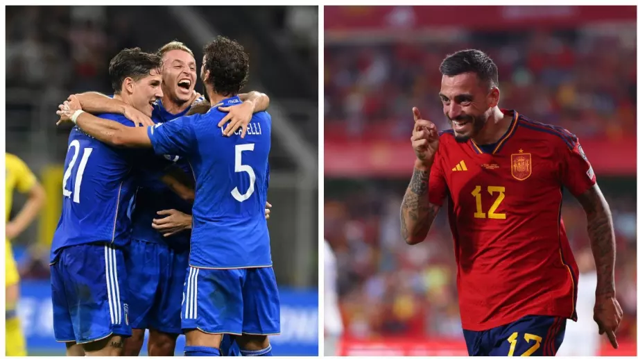 Италия си отдъхна, Испания се развихри, а мач бе прекъснат в евроквалификациите (ВСИЧКИ РЕЗУЛТАТИ)