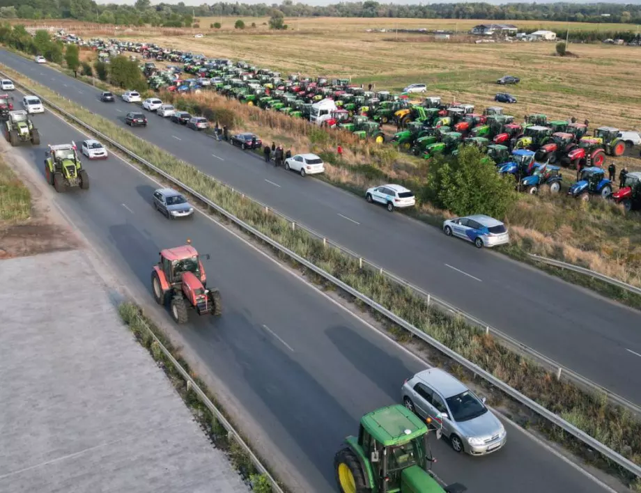 Заради украинската помощ: Зърнопроизводители на ефективен протест