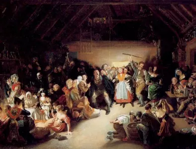 През XVIII век на Хелоуин жените си търсели мъже
