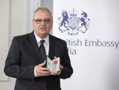 Стефан Китанов бе удостоен с Ордена на Британската империя