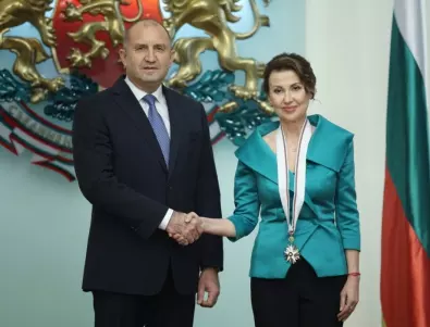 Илиана Раева бе удостоена с орден „Стара планина“ от президента Румен Радев
