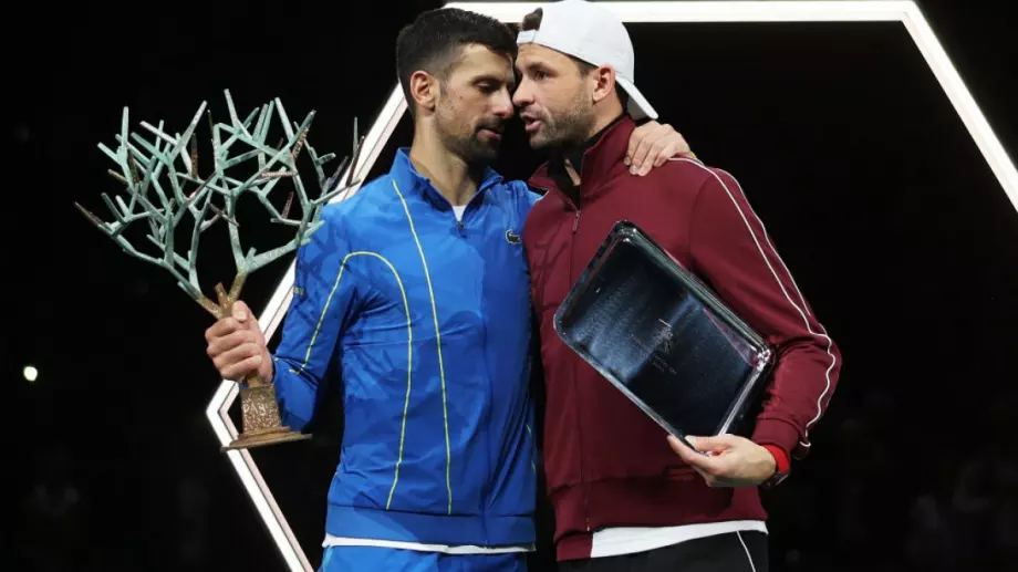 Джокович се пошегува с Гришо и себе си и заяви: Надявам се да спечелиш големи турнири!