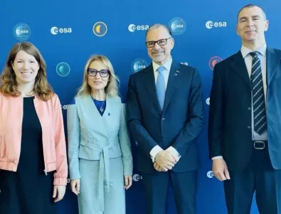 Министър Стойчева: Сътрудничеството с Европейската космическа агенция увеличава инвестициите в икономиката на България