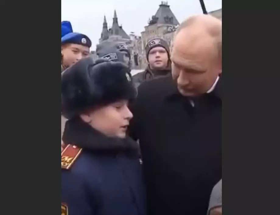 Руско дете към Путин: Мечтая да съм като татко, който загина на 3-ия ден от войната (ВИДЕО)
