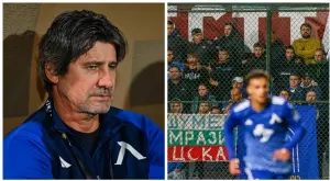 С псувни и призиви за оставка: Фенове на Левски нападнаха Костов и играчите (ВИДЕО)