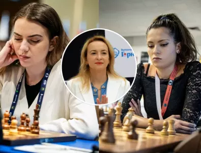 Антоанета, Нургюл и Белослава в тима на България на Европейското по шахмат