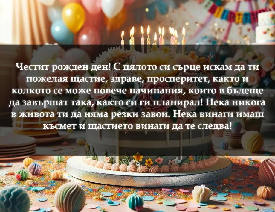 Пожелания за рожден ден на син