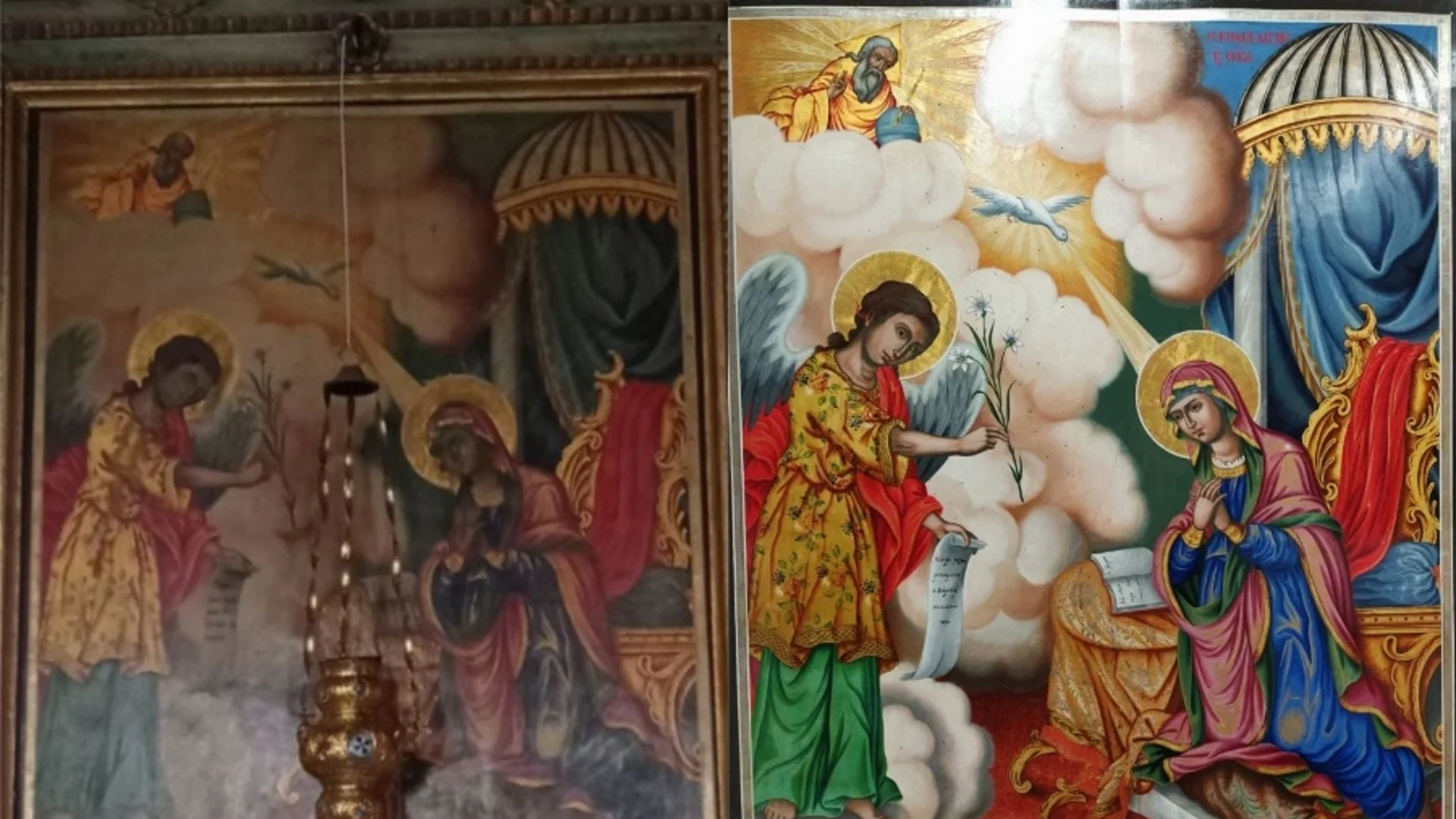 Скандал с позлатяване на църква стигна до министъра на културата (СНИМКИ)