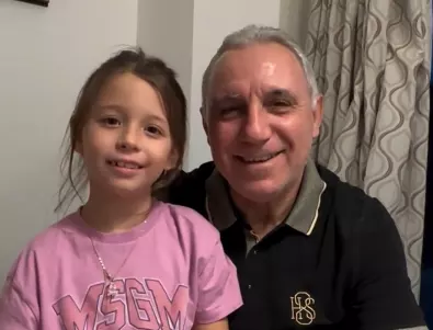 ВИДЕО: Христо Стоичков и малката Миа с трогателен поздрав към българите