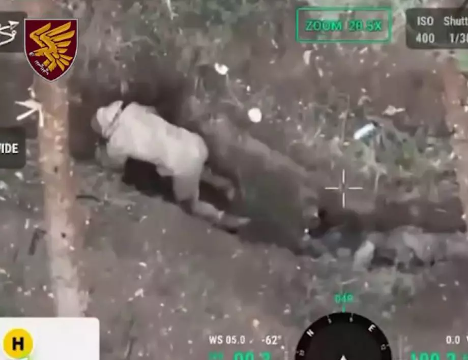 Вързан в окопа: ВСУ спасиха с дрон украински военнопленник (ВИДЕО)
