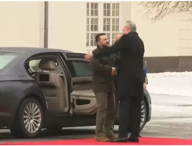 Зеленски на необявено посещение в Литва, предстоят му срещи със Сейма и президента (ВИДЕО)