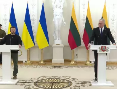 Военна помощ за 200 милиона евро: Резултатът от посещението на Зеленски в Литва