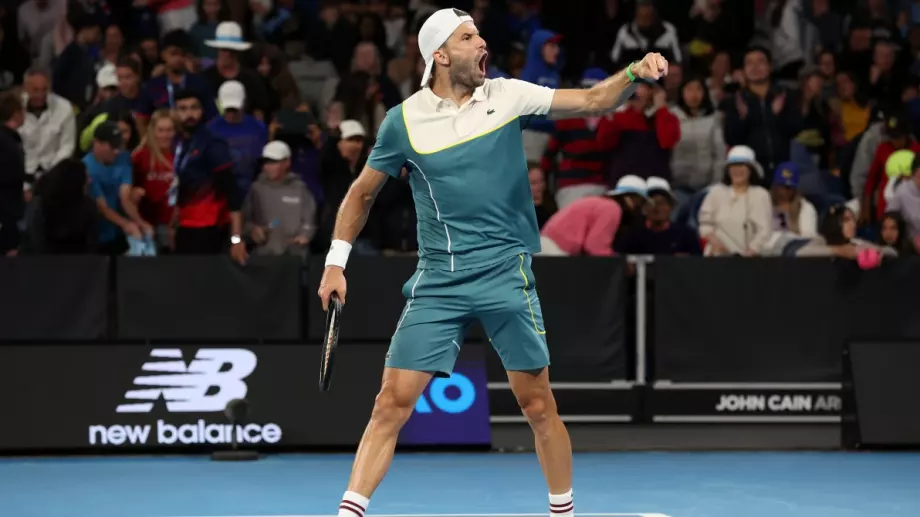 Невежество: Хиляди освиркваха действие на Григор Димитров на Australian Open - не знаеха правилата (ВИДЕО)
