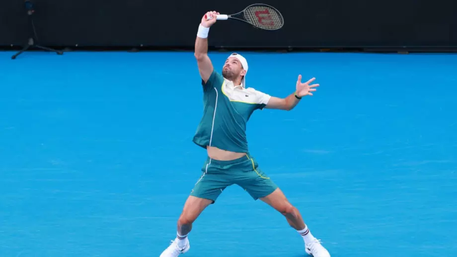 Жалко! Григор Димитров пропиля куп шансове и е аут от Australian Open: Боржеш с мача на живота си (ВИДЕО)