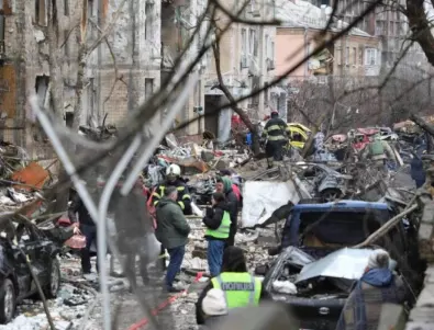 Руски дрон в атака, докато ООН раздава хуманитарна помощ в Украйна (ВИДЕО)