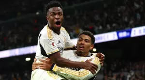 ВИДЕО: Винисиус подлуди "Бернабеу" с красив гол във вратата на Жирона