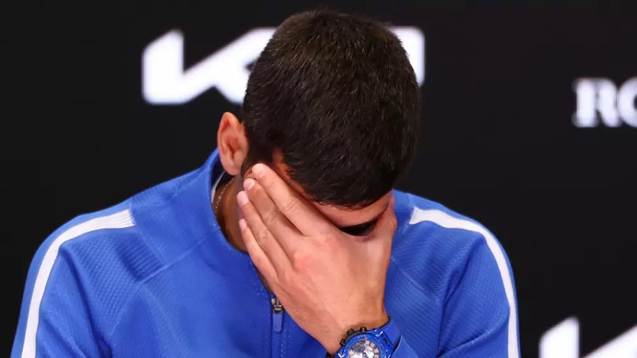 "Бях шокиран" - Новак Джокович с първи думи след загубата от Яник Синер на 1/2-финалите на Australian Open