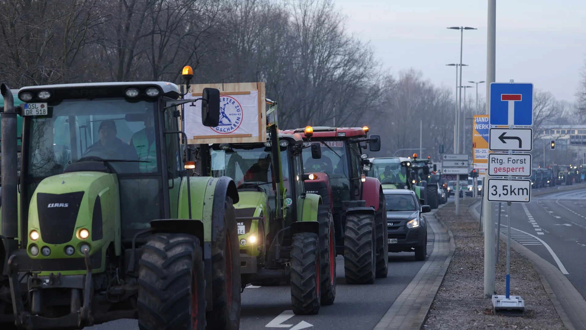 Пореден протест на земеделци в Брюксел