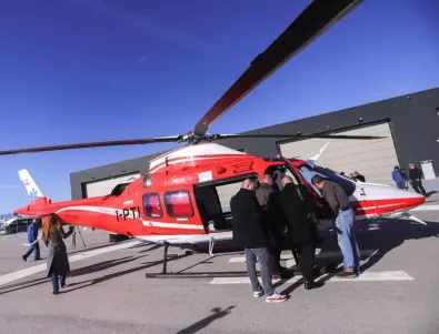 Първият ни хеликоптер за спешна помощ все още не е готов да лети