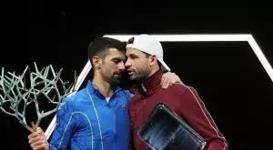 Григор Димитров и Новак Джокович в Рим: Спазиха своя традиция и загряха здраво за първите си мачове (ВИДЕО)