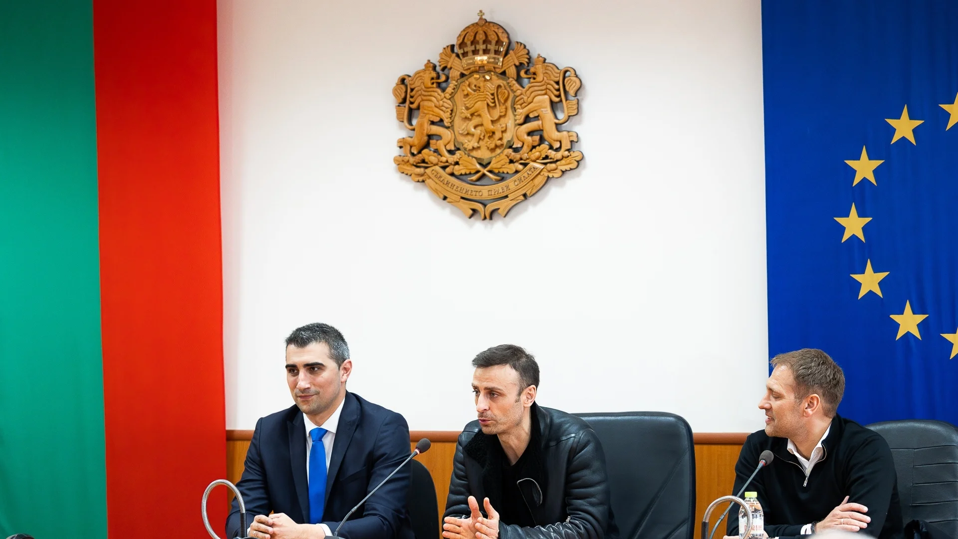Петър Куленски посрещна Димитър Бербатов и Стилян Петров в Пазарджик