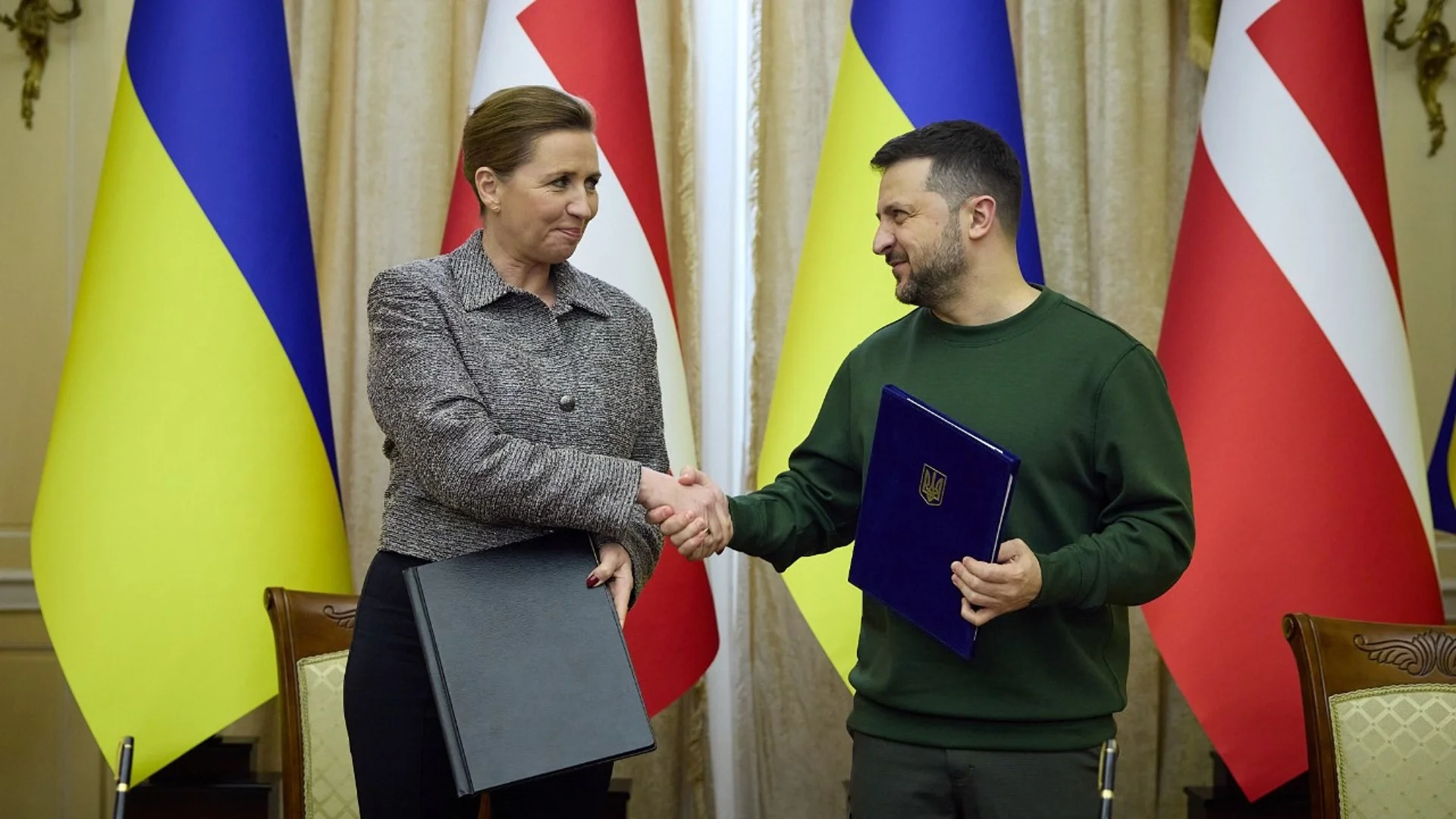 Украйна и Дания подписаха 10-годишни гаранции за сигурност (ВИДЕО)