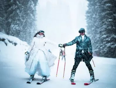 Зимна приказка: Бургазлии си казаха „да“ на ски в обилен снеговалеж (ВИДЕО+СНИМКИ)