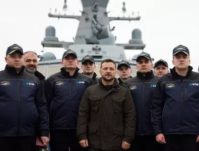 Зеленски инспектира построените от Турция корвети за украинския флот (СНИМКИ)