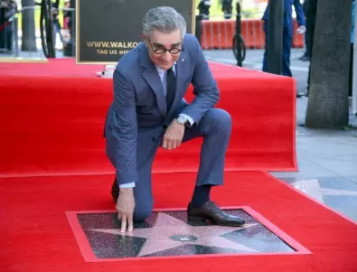 Новата звезда на Алеята на славата в Холивуд е за Юджийн Леви (СНИМКИ)