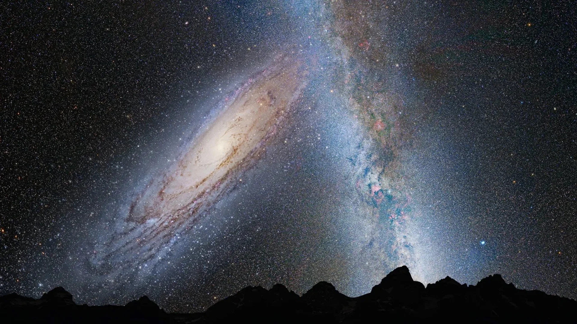 Сблъсъкът на Млечния път и Андромеда е неизбежен: процесът вече е започнал