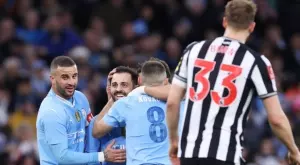 Манчестър Сити не се напрегна срещу Нюкасъл и е на полуфинал на ФА Къп (ВИДЕО)