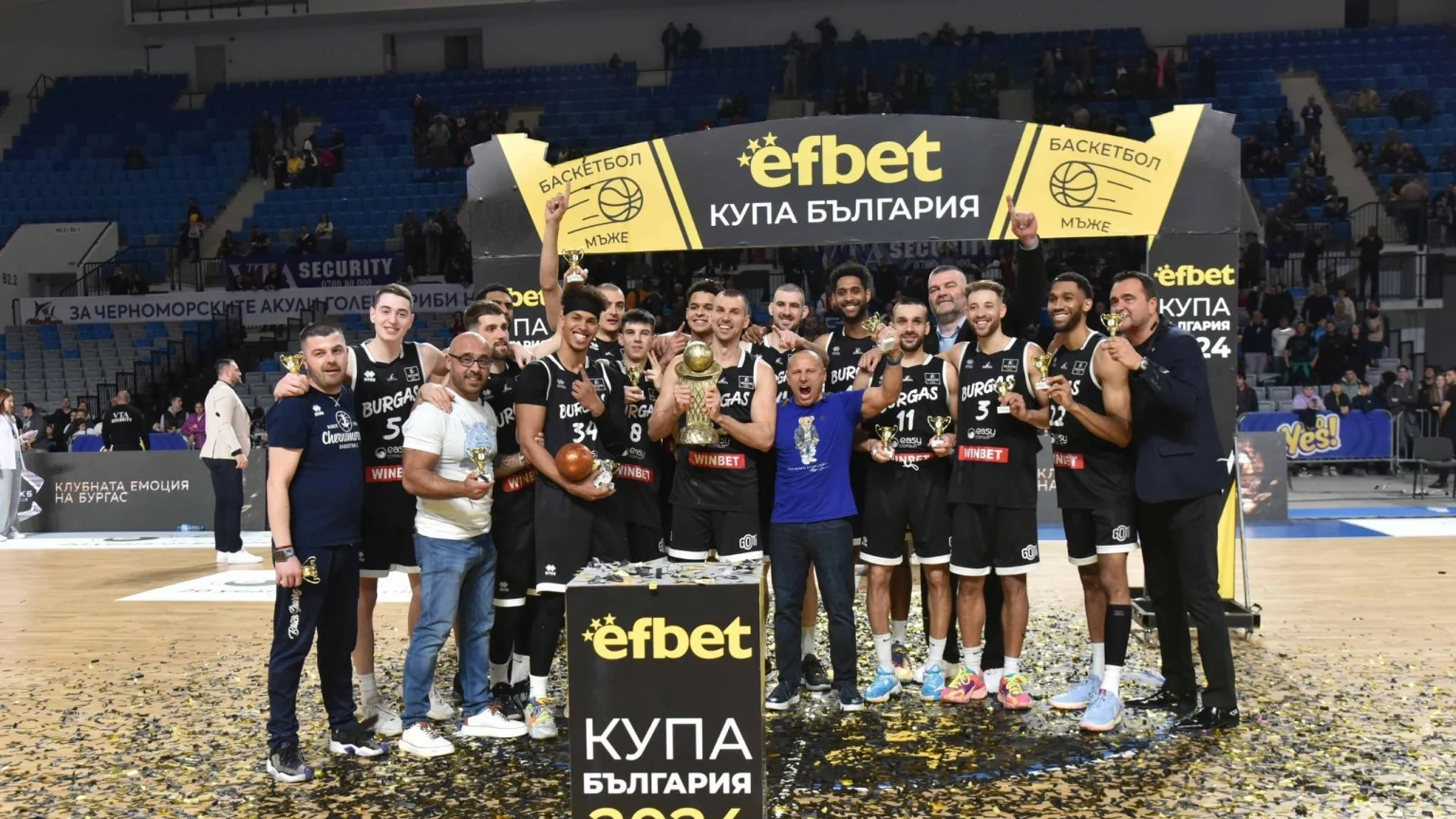 Кметът на Бургас предлага премия от 20 000 лева и за баскетболния „Черноморец“