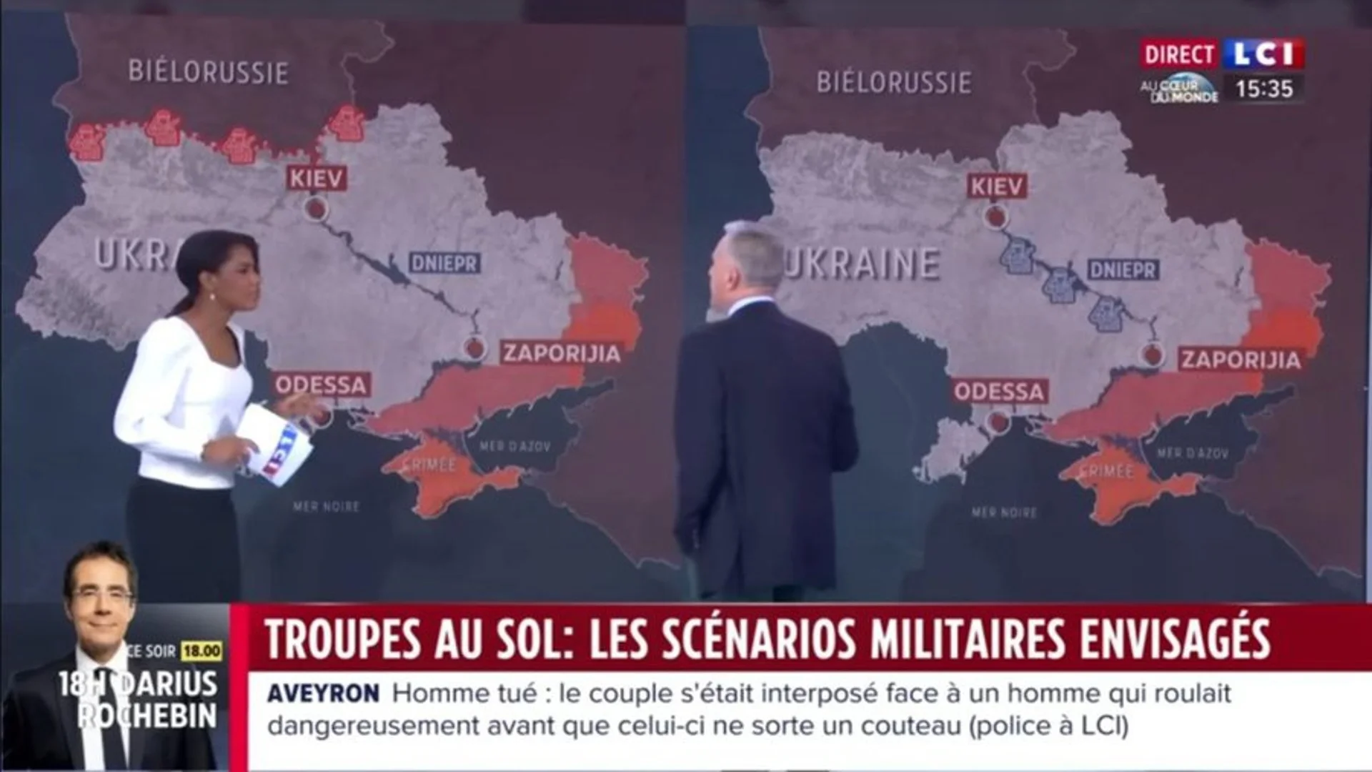 Френска телевизия показа къде страната може да разположи войниците си, ако отидат в Украйна (ВИДЕО)