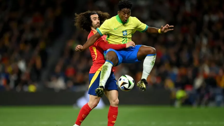 Скандални дузпи и 6 гола на Испания - Бразилия сложиха край на паузата (ВИДЕО)