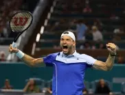 Режим "тенис Бог": Григор Димитров преподава на Карлос Алкарас (ВИДЕО)