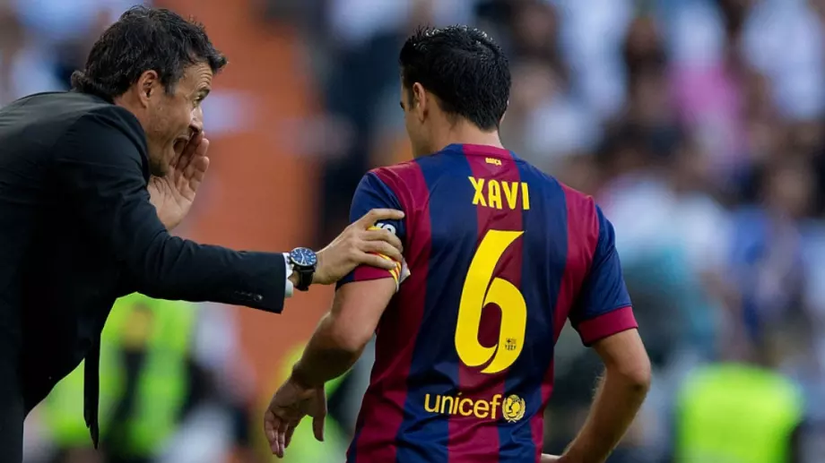 Луис Енрике заплаши Шави с "удар в топките" преди ПСЖ - Барселона