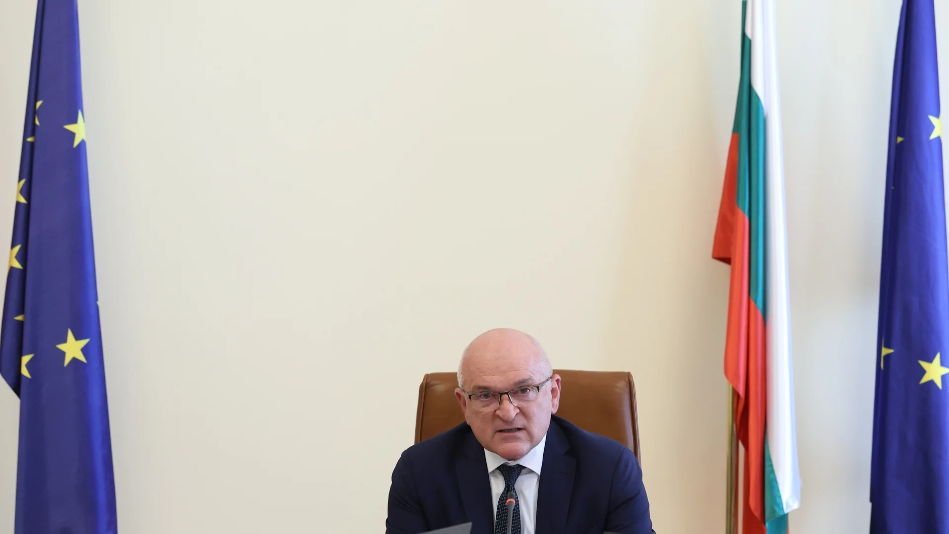 Служебният премиер Димитър Главчев с първи коментар за ситуацията в Близкия Изток